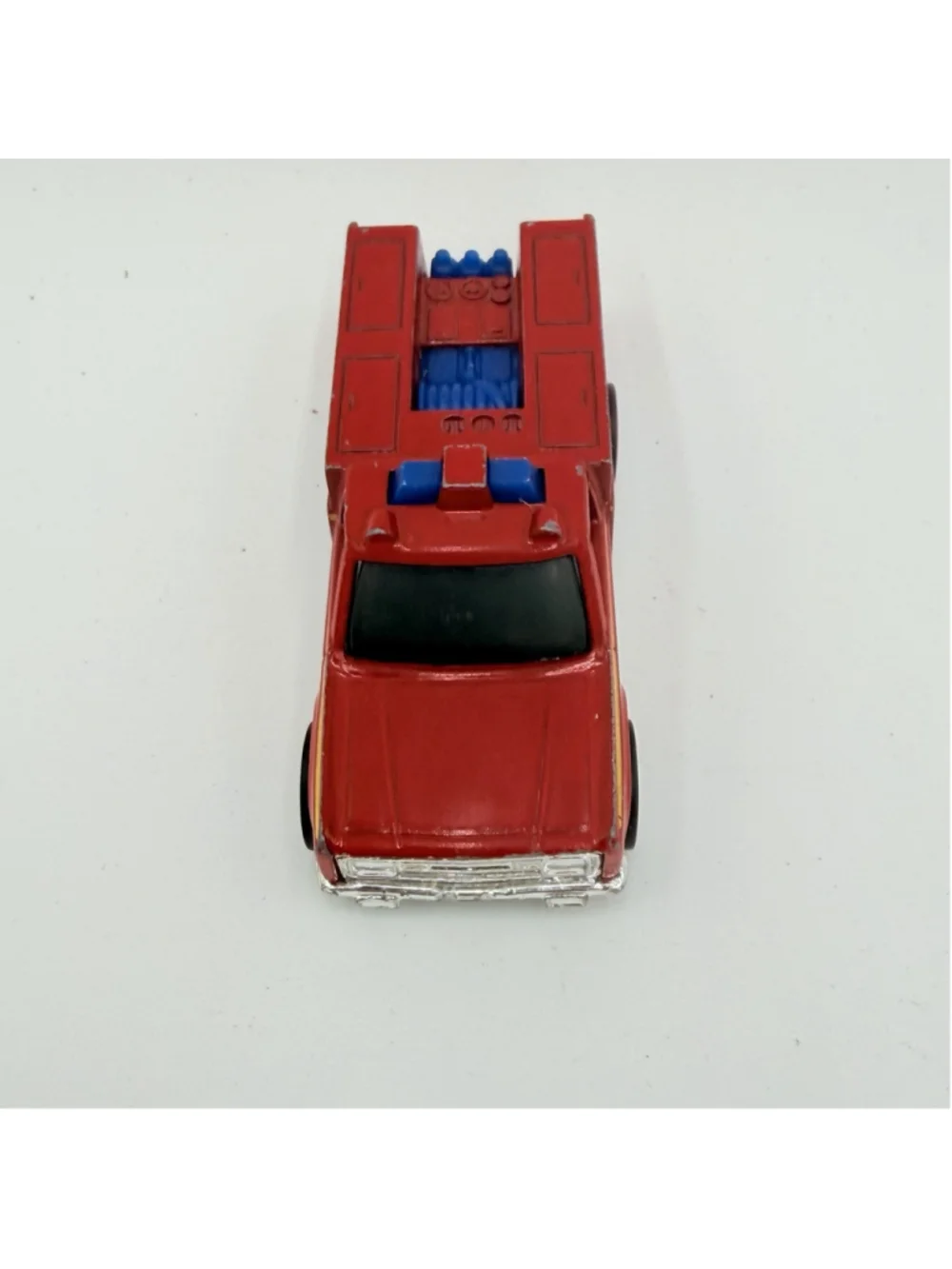 Vintage 1974 Hot Wheels Redline Emergency Squad Fire Truck Red Hong Kong